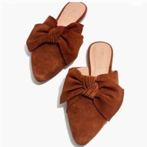 • Madewell • Women’s Remi Slip On Mules  Rust Brown
Size 5.5 Leather